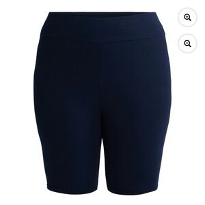 Terra and Sky Women’s Navy Bike Shorts Size 2X (20W-22W) NWT